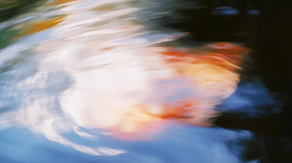 Dreamlike motion study in neutral tones